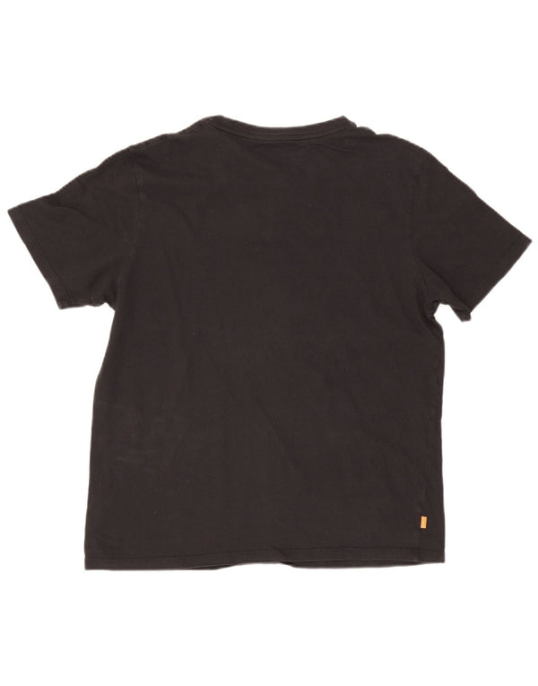 Timberland Camiseta Regular Fit Mujer Top XL Algodón Negro