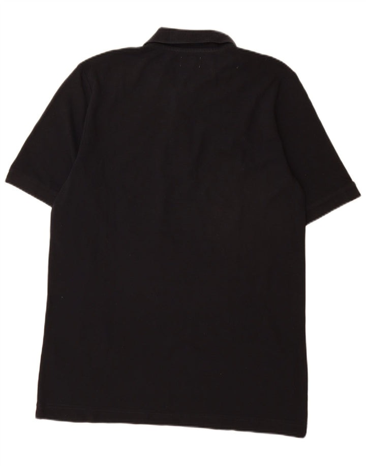 Kappa Polo Hombre Grande Algodón Negro