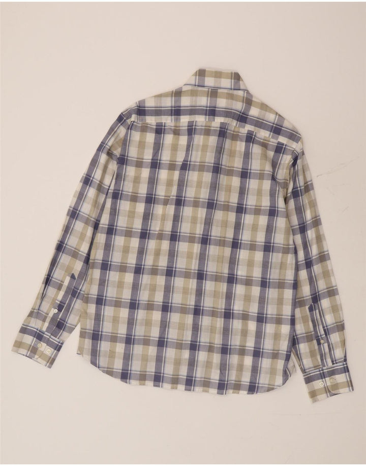 Camisa Marks & Spencer Hombre Azul Harbor Algodón Mediano A Cuadros Multicolor