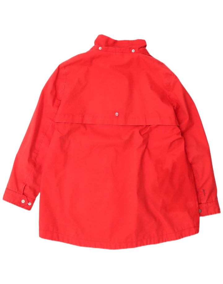 Chaqueta impermeable de gran tamaño para mujer Joules UK 46 Poliéster rojo grande