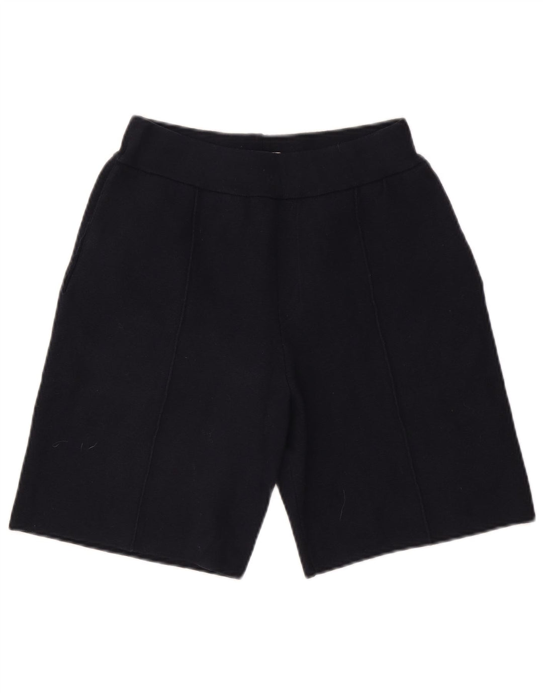 Zara Hombre Pantalones Cortos Casuales Medianos W31 Algodón Azul Marino