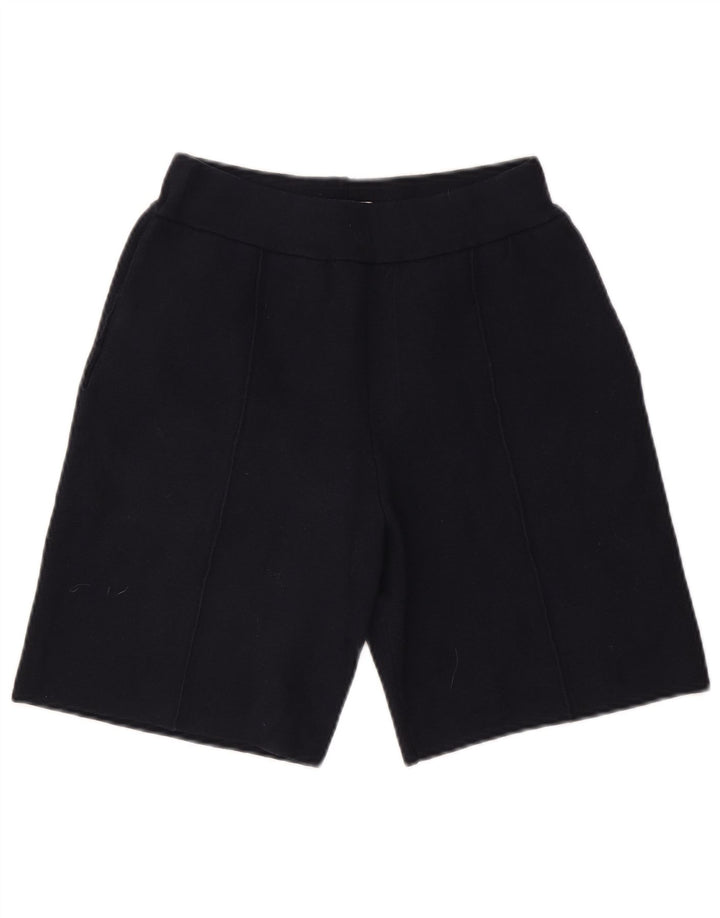 Zara Hombre Pantalones Cortos Casuales Medianos W31 Algodón Azul Marino