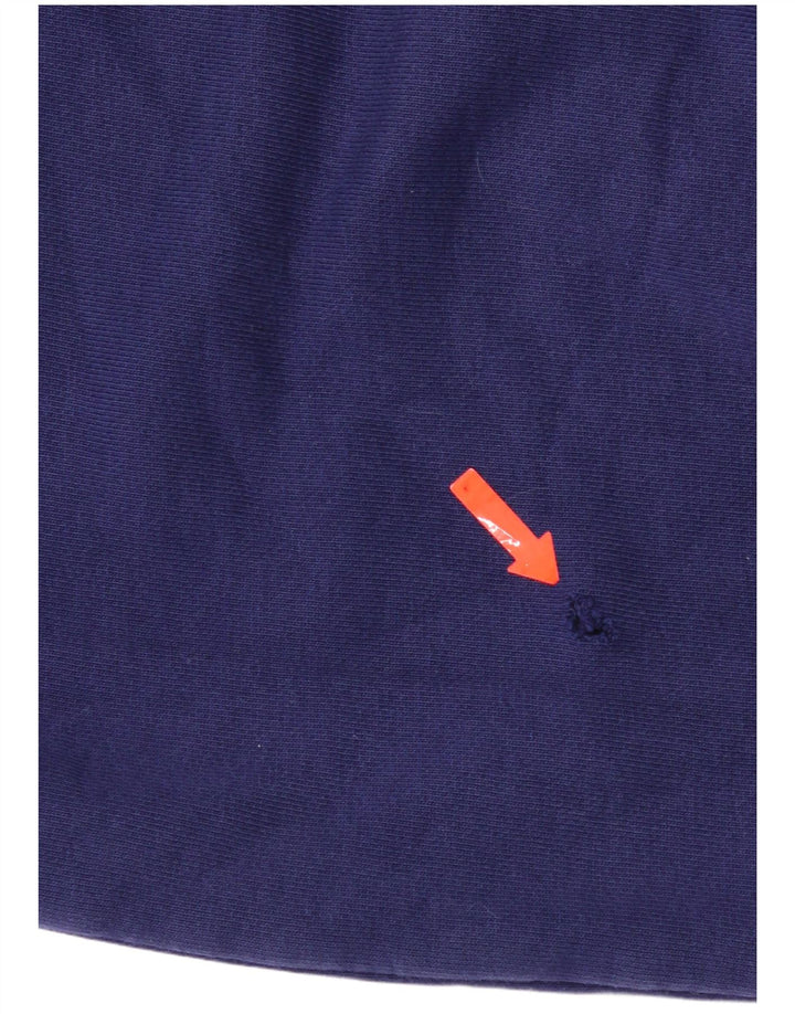 Adidas Hombre Sudadera Con Capucha Jumper Medium Azul Marino Algodón