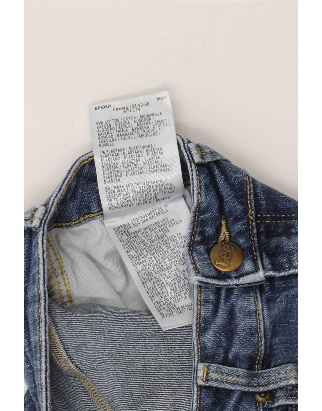 Lee Jeans Acampanados Breese Para Mujer W29 L29 Algodón Azul