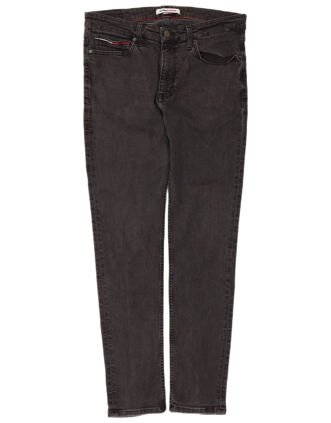 Tommy Hilfiger Vaqueros ajustados para hombre W36 L30 Algodón negro