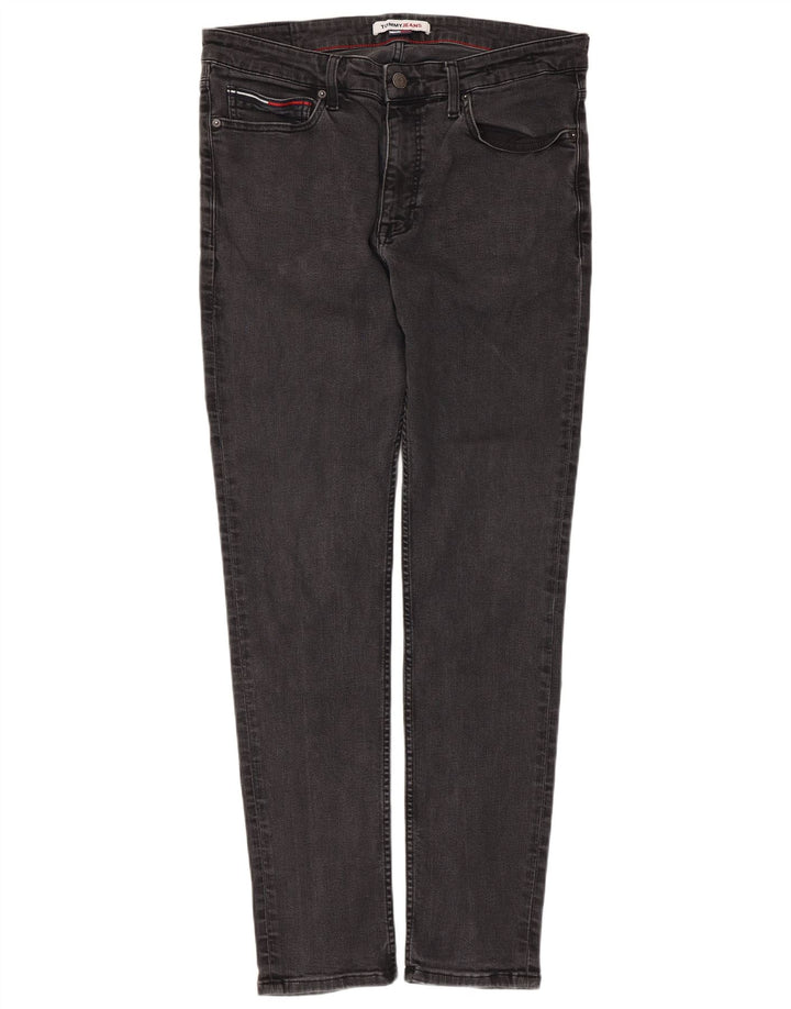 Tommy Hilfiger Vaqueros ajustados para hombre W36 L30 Algodón negro