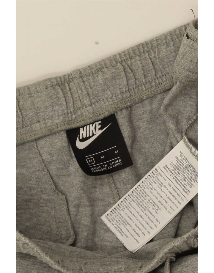 Bermudas deportivas Nike para hombre de algodón gris medio