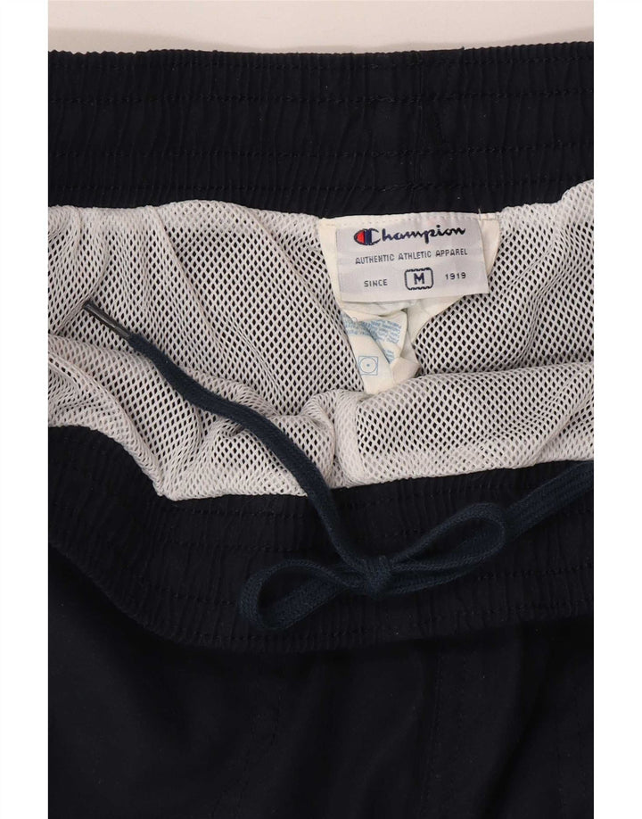 Champion Pantalones De Chándal Para Hombre Poliéster Azul Marino Medio