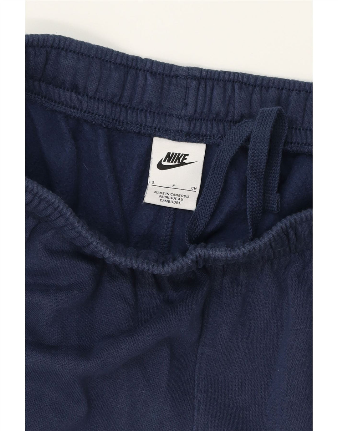 NIKE Mens Sport Shorts Small  Navy Blue Cotton Vintage Nike and Second-Hand Nike from Messina Hembry 