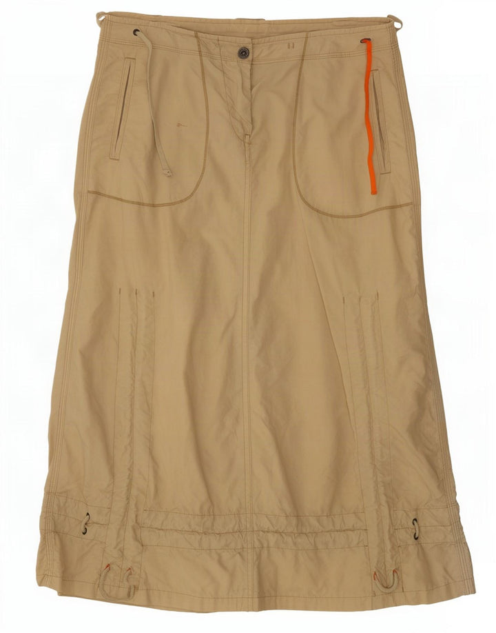 Murphy & Nye Falda Acampanada para Mujer W30 Algodón Beige Medio