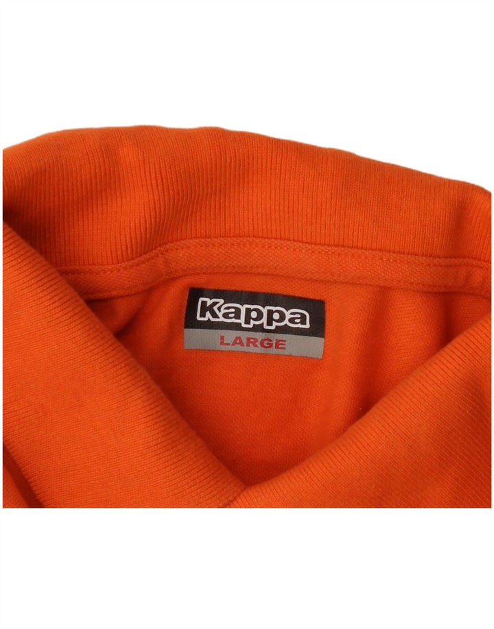 Kappa Polo Hombre Naranja Grande
