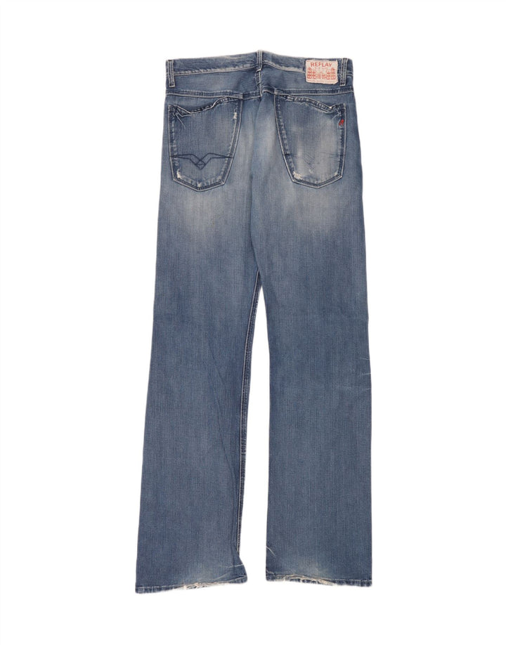 Replay Vaqueros Bootcut para hombre W33 L36 Algodón azul