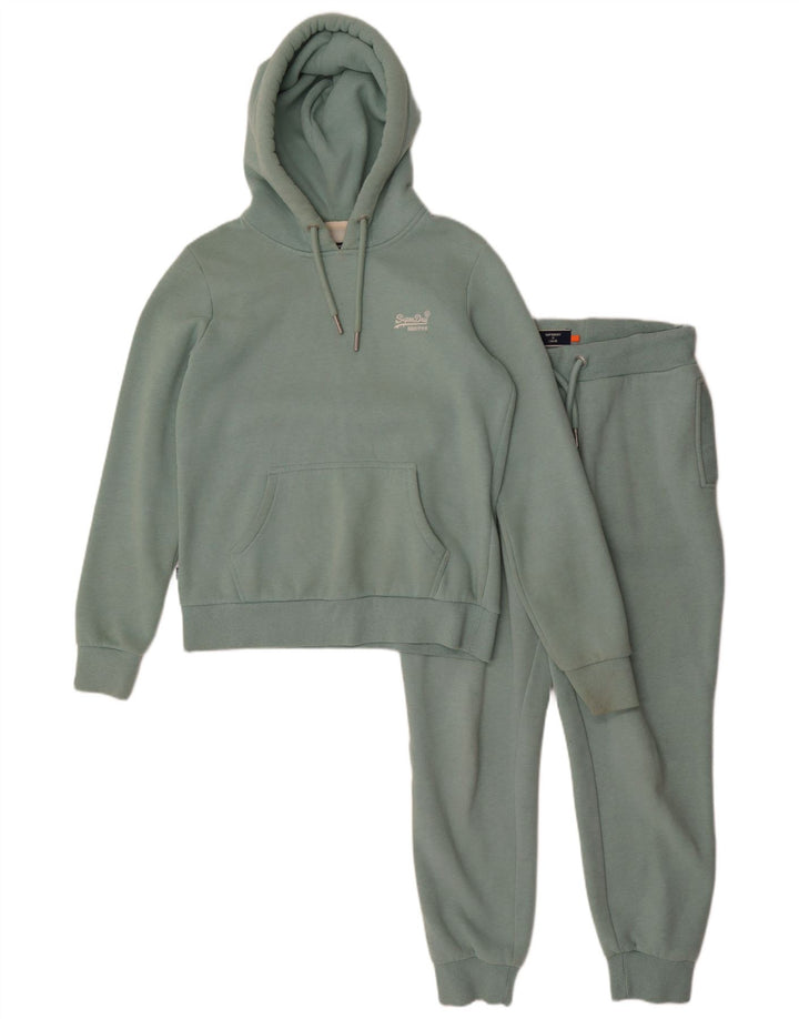 Superdry Chándal oversize completo para mujer, talla 40, algodón verde pequeño