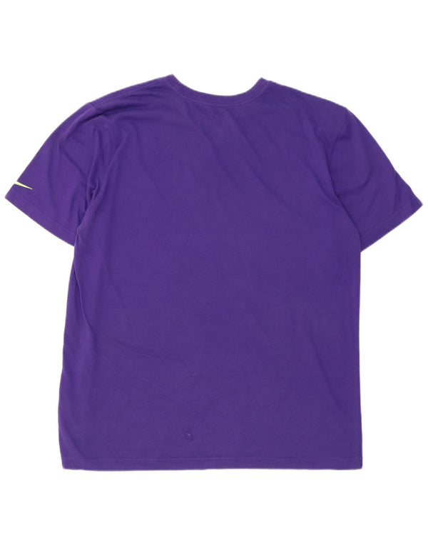 NIKE Camiseta Dri Fit Graphic para Hombre Top XL Algodón Morado