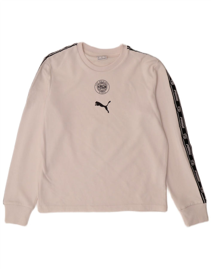 Sudadera PUMA para hombre Jumper XS Poliéster blanco