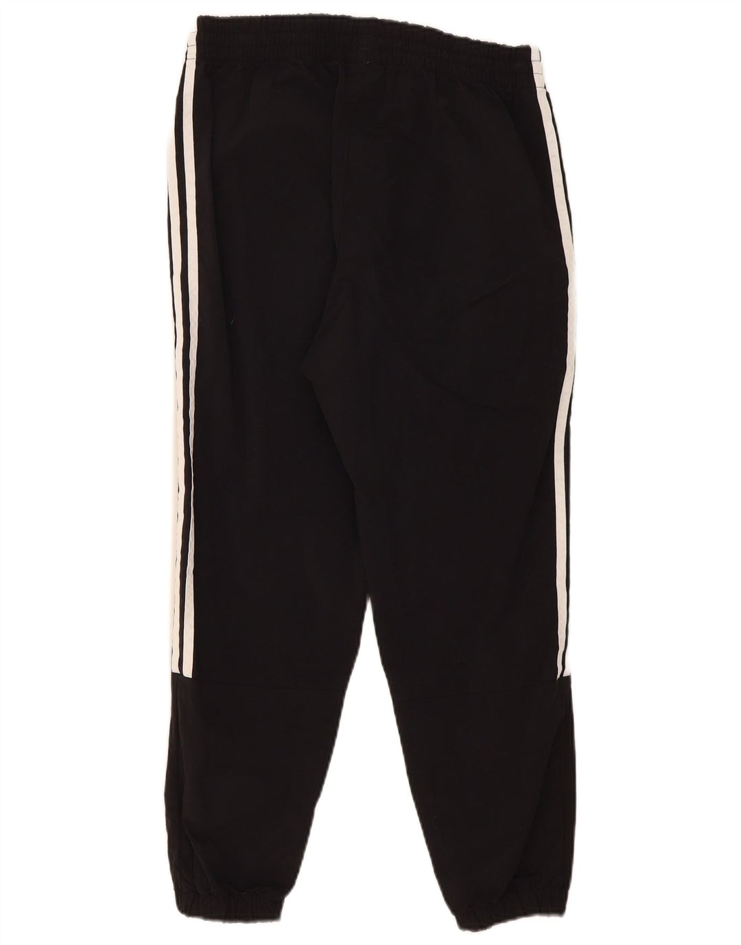 Adidas Hombre Crop Chándal Pantalones Joggers Medium Negro Nylon