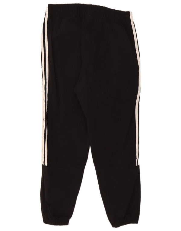 Adidas Hombre Crop Chándal Pantalones Joggers Medium Negro Nylon