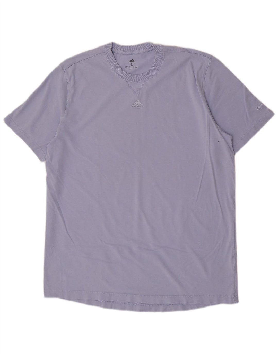 Adidas - Camiseta para hombre, talla grande, color morado, algodón