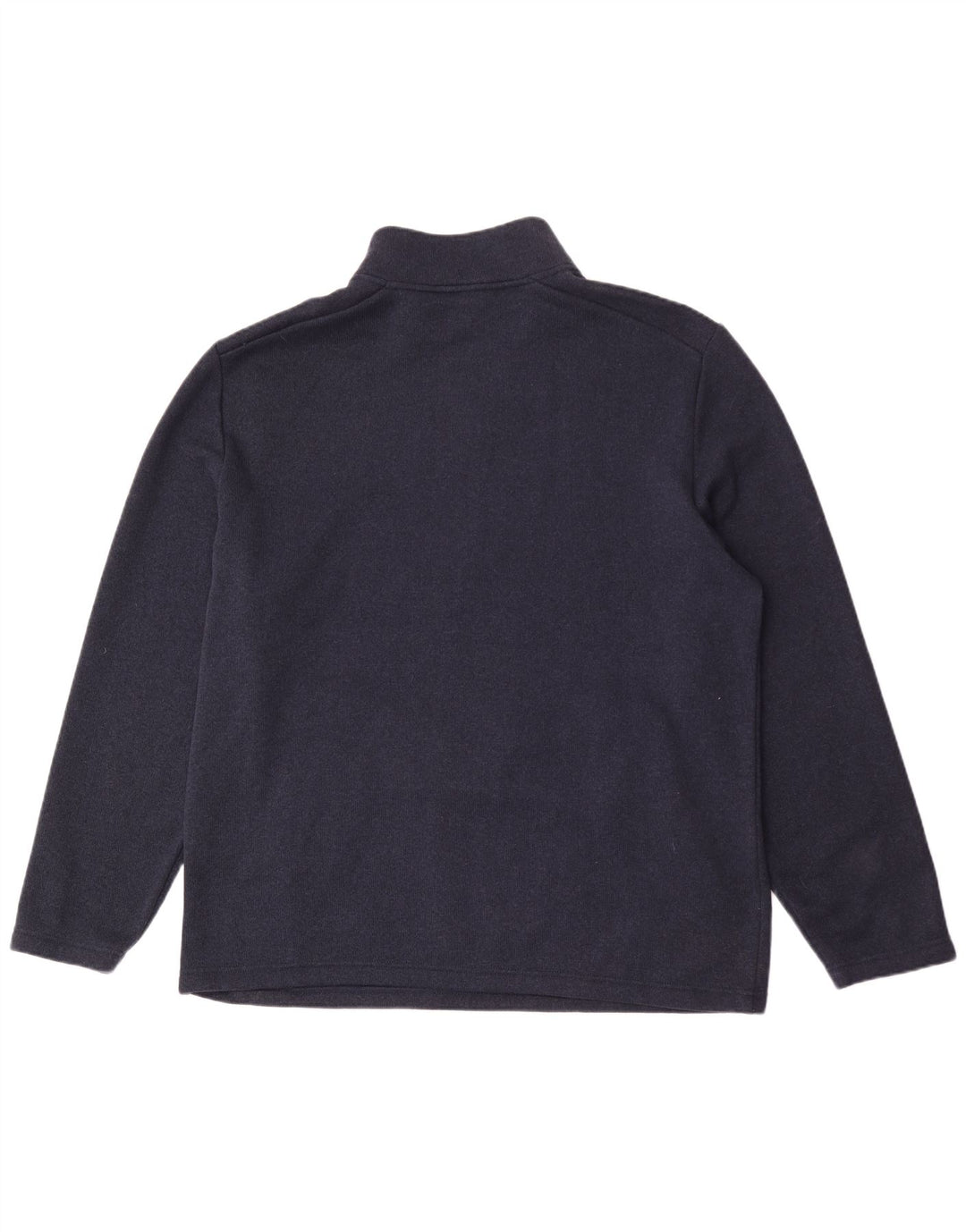 Rohan Hombre Cremallera Cuello Sudadera Jumper XL Azul Marino Poliéster