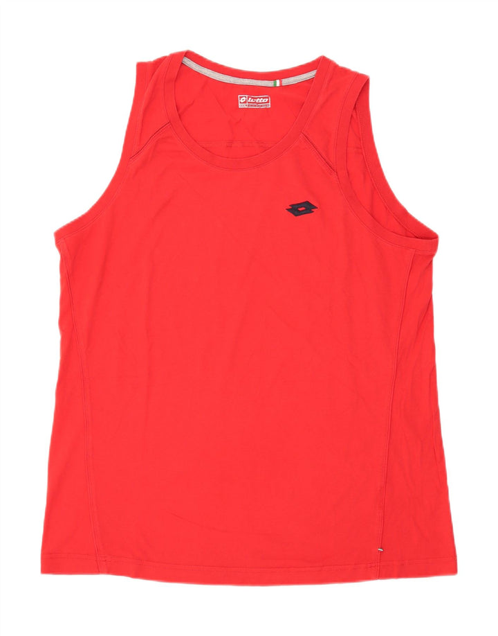 Lotto Camiseta Sin Mangas Hombre 3XL Rojo