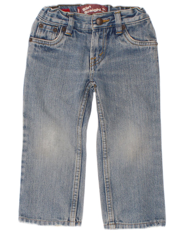 Levi's Vaqueros ajustados para bebé niño 18-24 meses W20 L13 Algodón azul