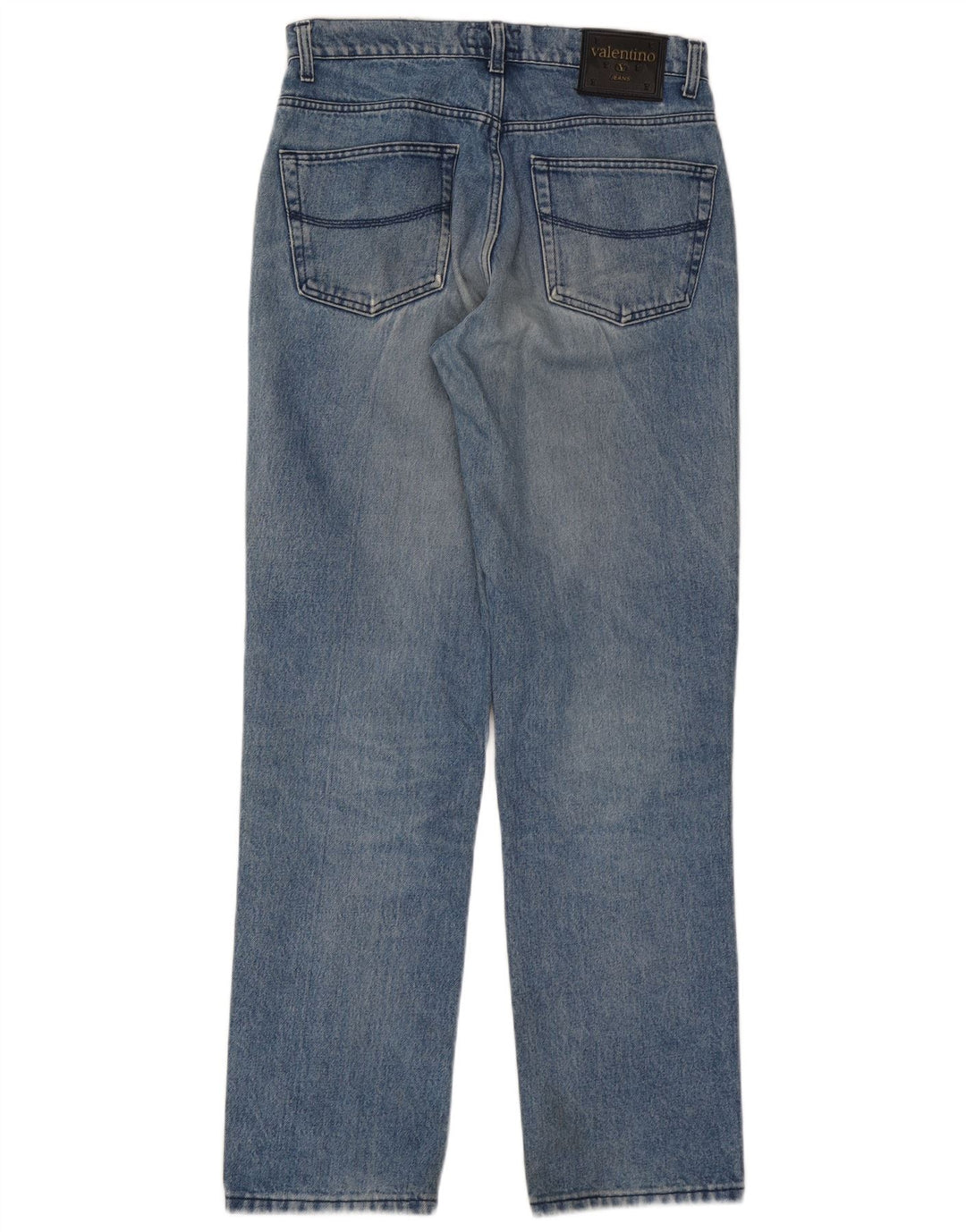 Valentino Vaqueros Rectos Hombre W33 L33 Algodón Azul