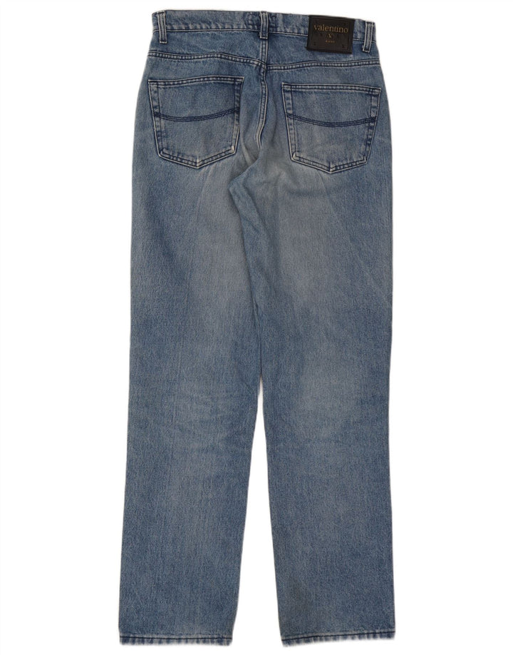 Valentino Vaqueros Rectos Hombre W33 L33 Algodón Azul
