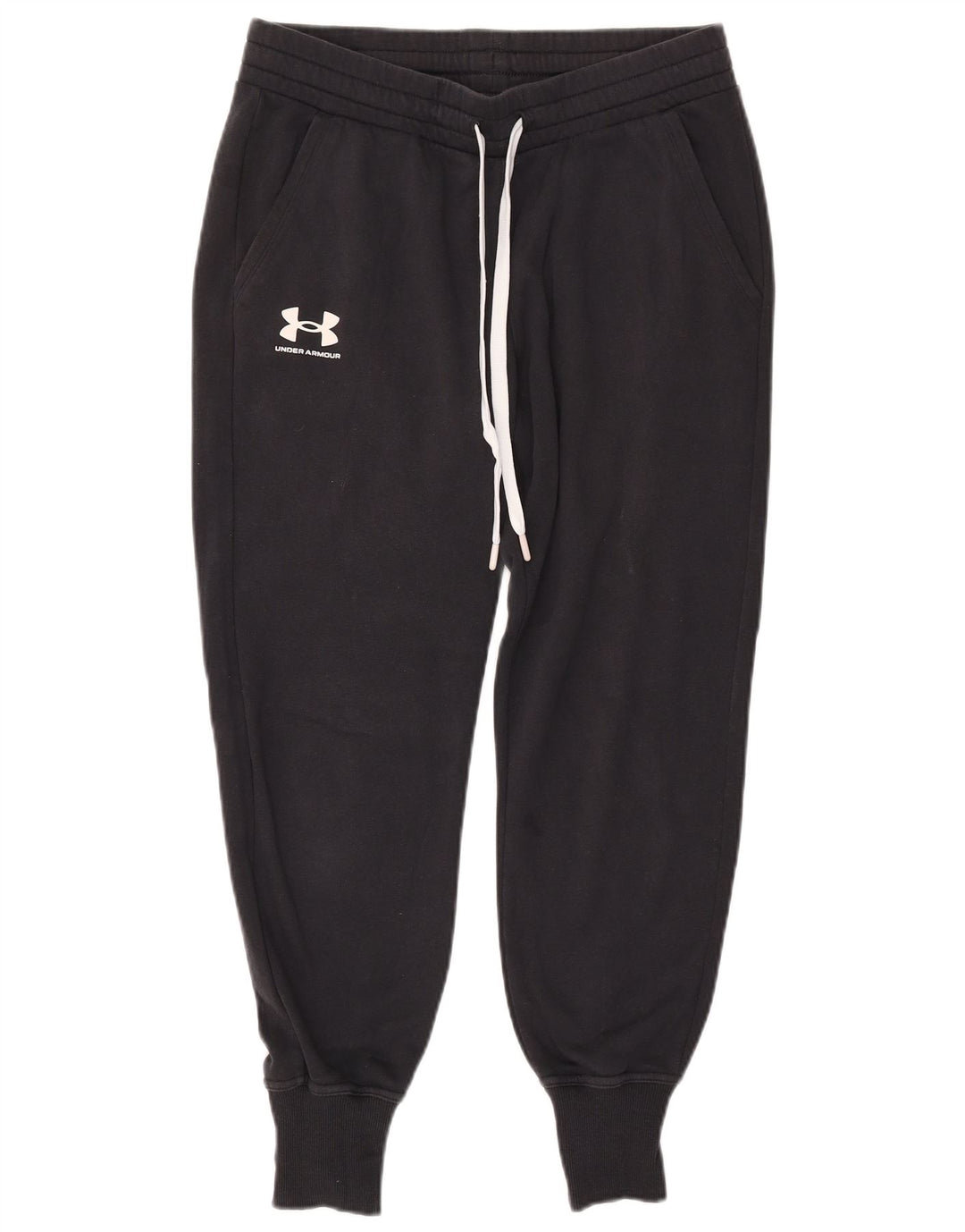 UNDER ARMOUR Pantalones de chándal para mujer Joggers Medium Azul marino Algodón