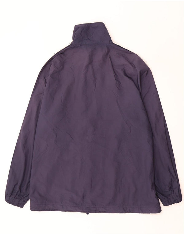 Kappa Chubasquero Hombre UK 42 XL Azul Marino Colorblock Poliéster