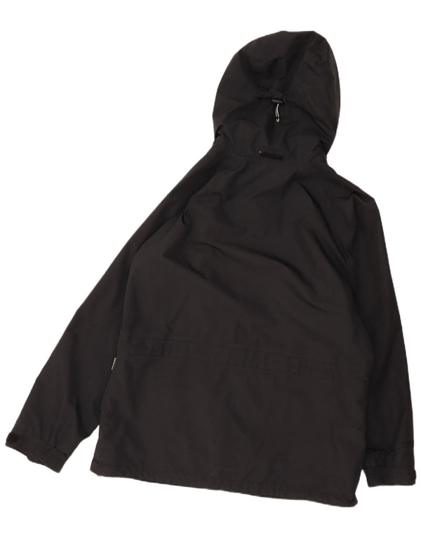 Berghaus Chaqueta impermeable extragrande con capucha para mujer UK 46 Large Poliéster negro