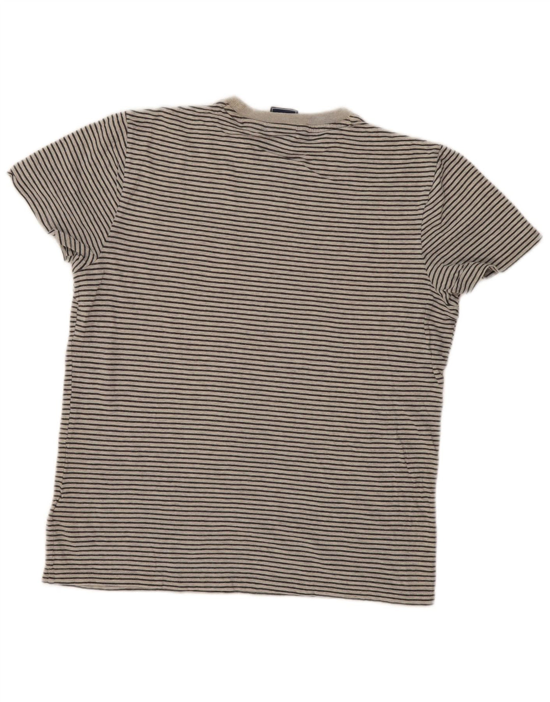Camiseta Superdry para hombre Top de algodón con rayas diplomáticas en gris medio
