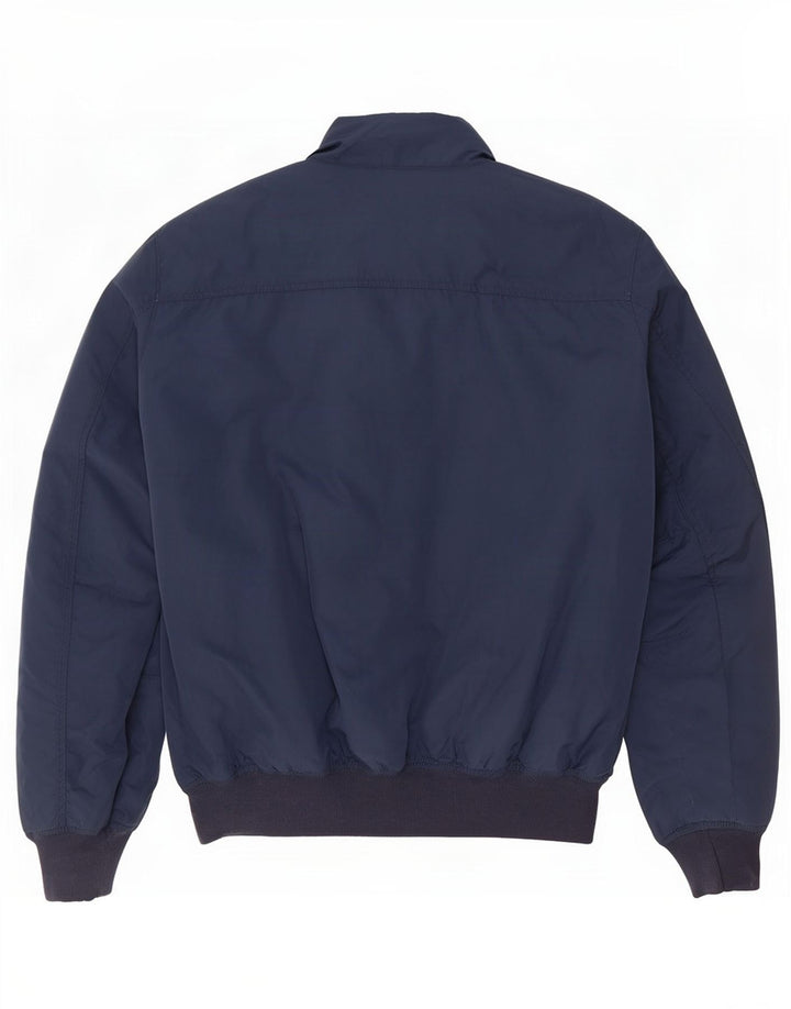 Napapijri Mens Geographic Bomber Jacket UK 40 Grande Azul Marino Poliéster