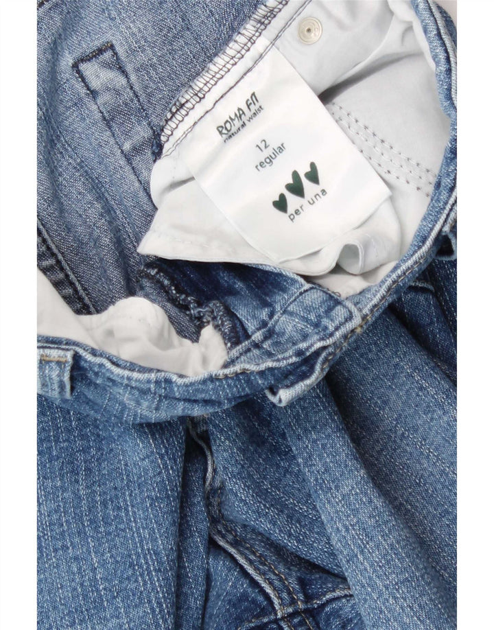 Marks & Spencer Jeans Per Una Bootcut para Mujer UK 12 Medium W30 L29 Azul