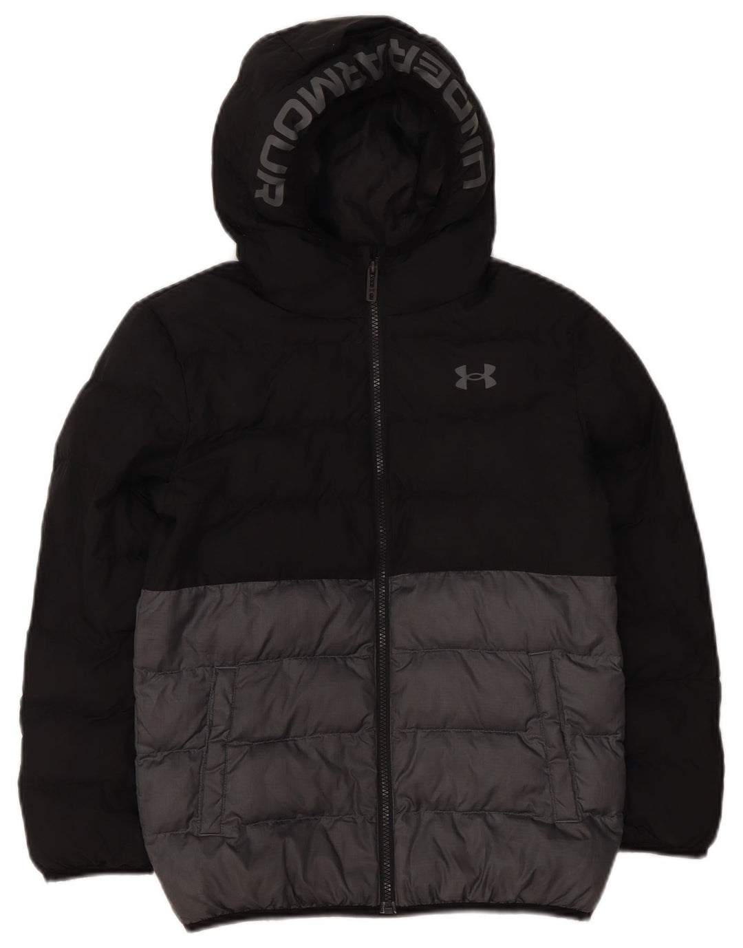 Under Armour Chaqueta acolchada con gráfico para niños 10-11 años Bloque de color negro