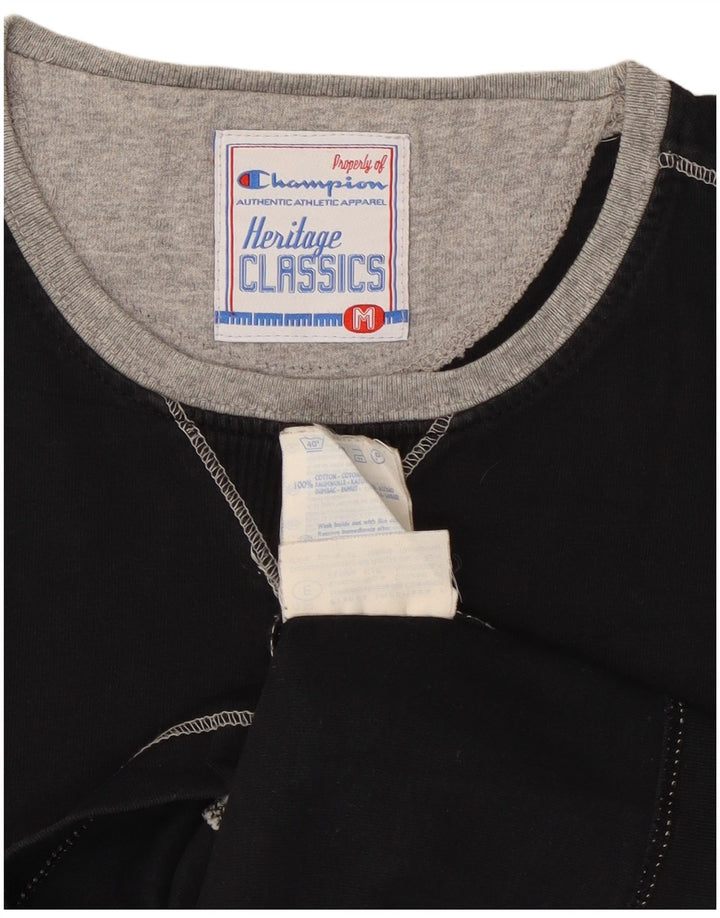 Champion Heritage Classics - Camiseta gráfica para mujer, talla 40, talla M, color negro