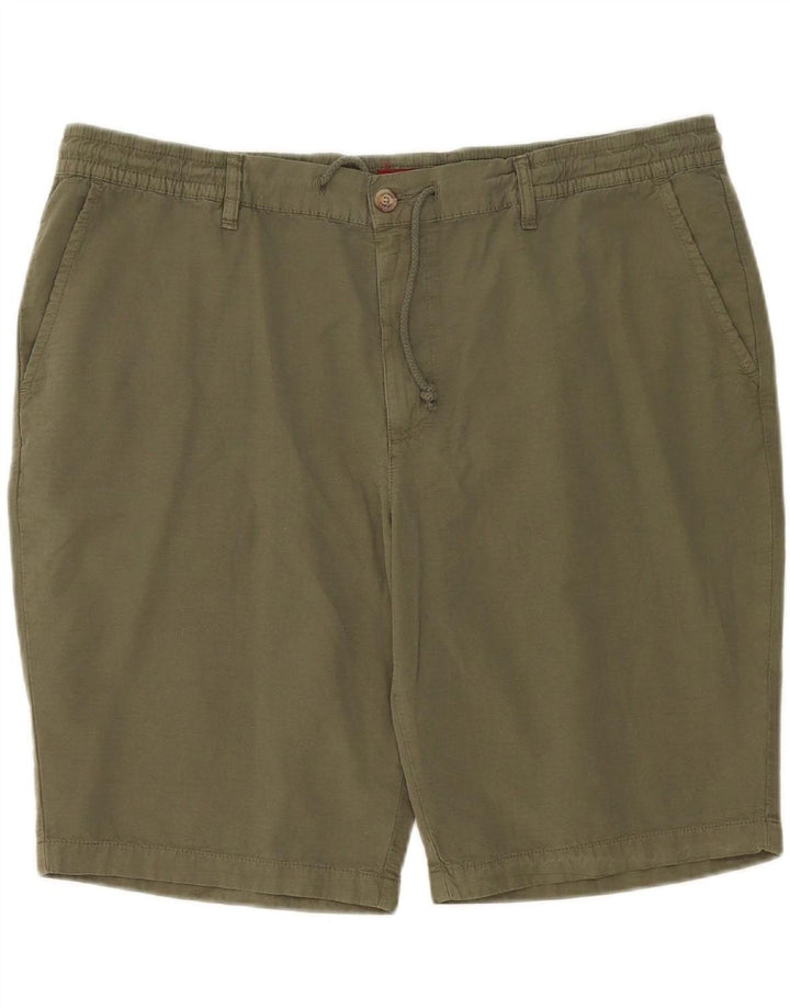 CARRERA Mens Regular Chino Shorts 2XL W42 Khaki Cotton