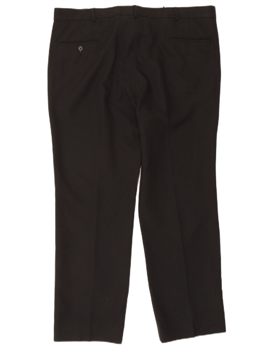 Farah Hombre Pantalón De Traje Recto W42 L30 Negro