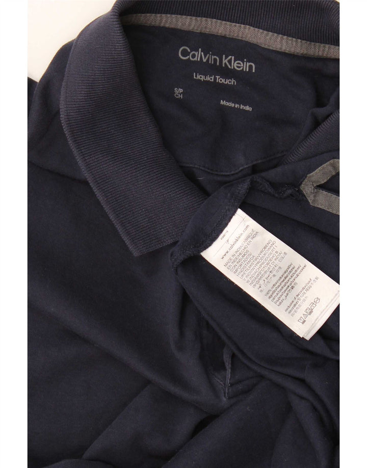Polo Calvin Klein para hombre pequeño algodón azul marino