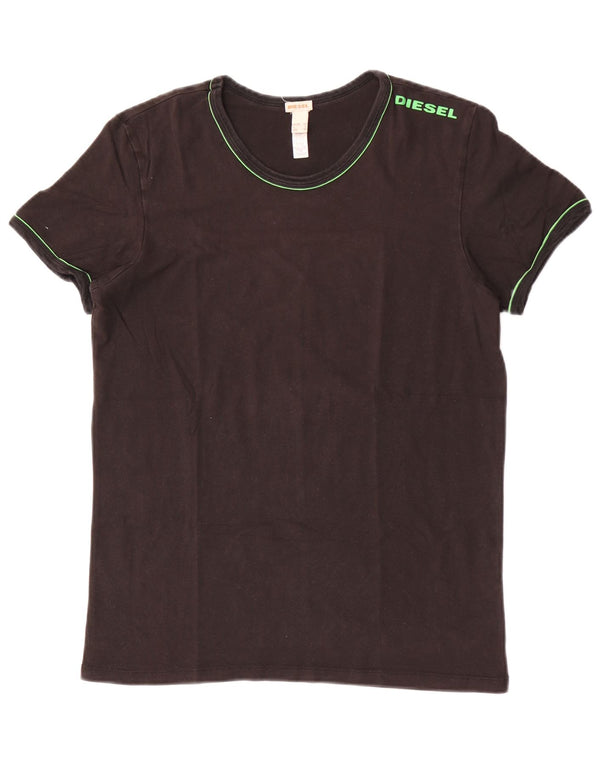 Camiseta Diesel Hombre Top Medium Negro Algodón