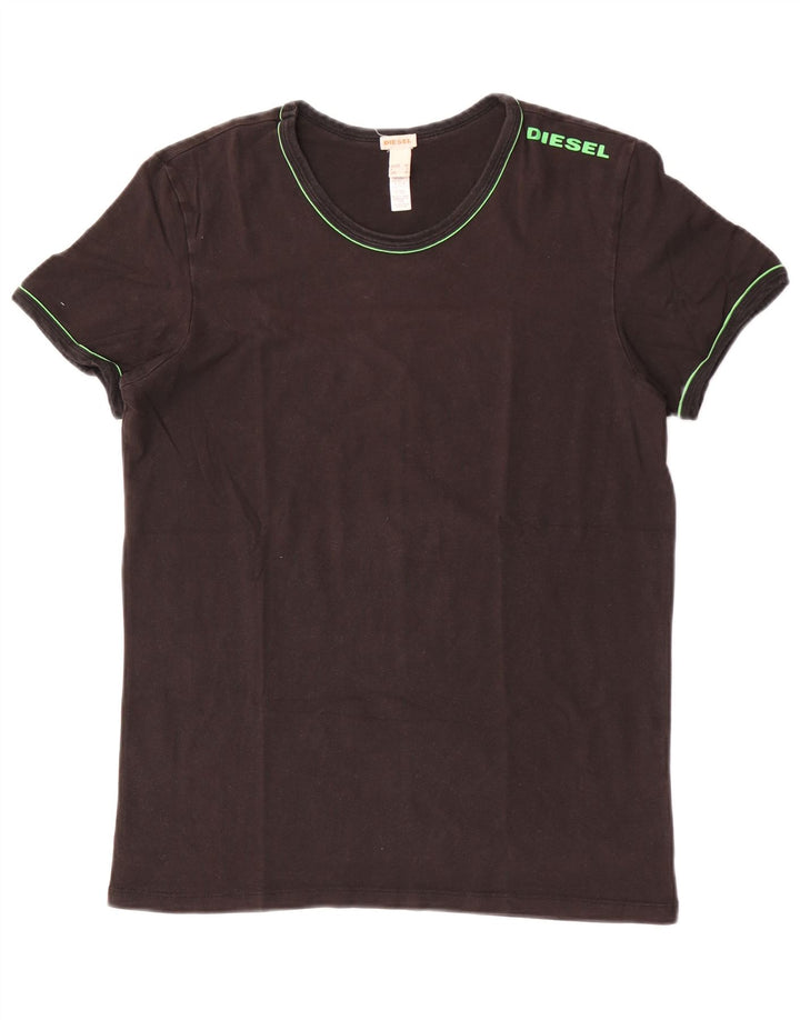 Camiseta Diesel Hombre Top Medium Negro Algodón