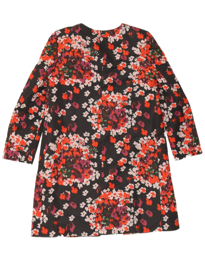 Hobbs Abrigo extragrande para mujer Reino Unido 10 Pequeño Poliéster floral negro