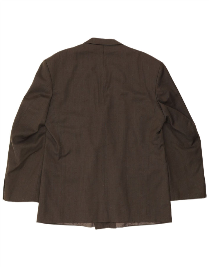 Marks & Spencer Chaqueta tipo blazer con doble botonadura para hombre UK 44 XL Cuadros verdes