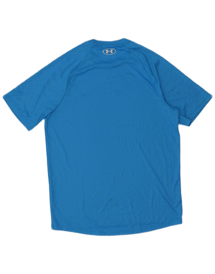 Camiseta Under Armour Hombre Top Medium Azul Geométrico