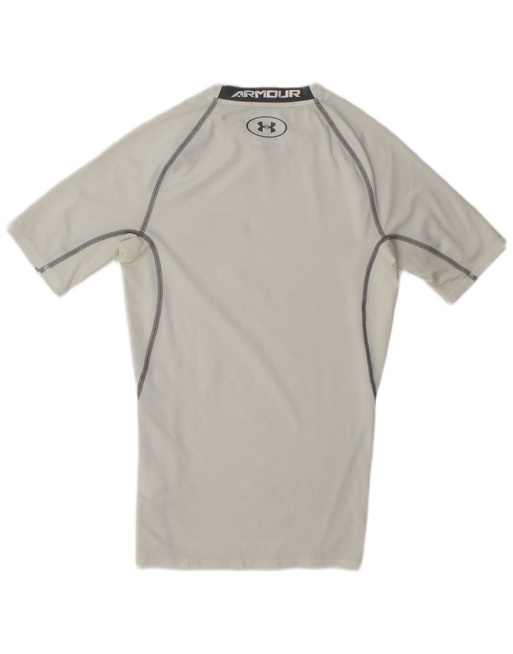 Camiseta Under Armour Hombre Top Small Gris Poliéster