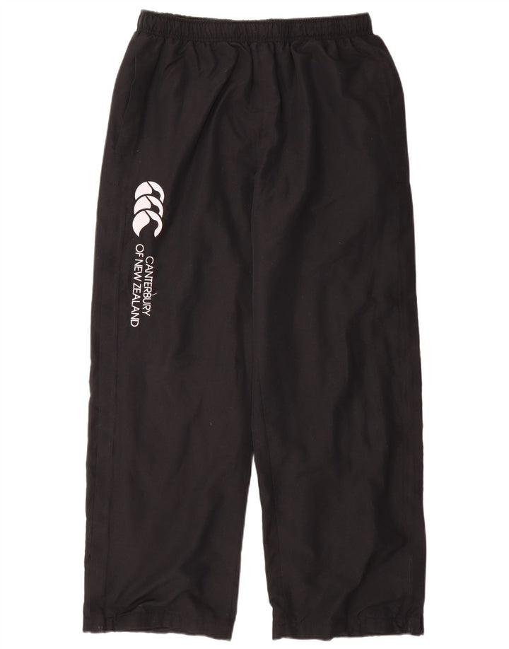 CANTERBURY Pantalones de chándal gráficos para hombre UK 46 Grande Poliéster negro