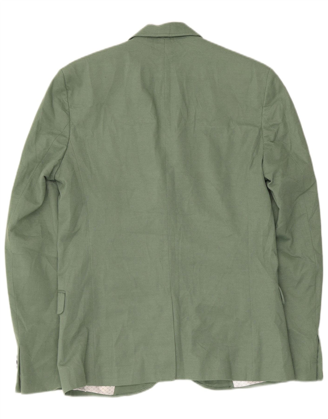 ZARA Chaqueta tipo blazer de 2 botones para hombre UK 40 Large Green