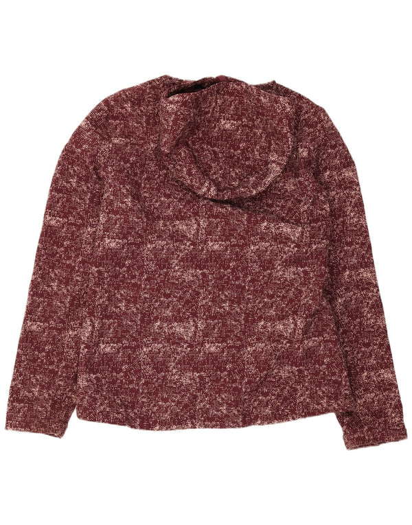 Chaqueta cortavientos para mujer Mountain Warehouse UK 42 Mediana Borgoña moteada