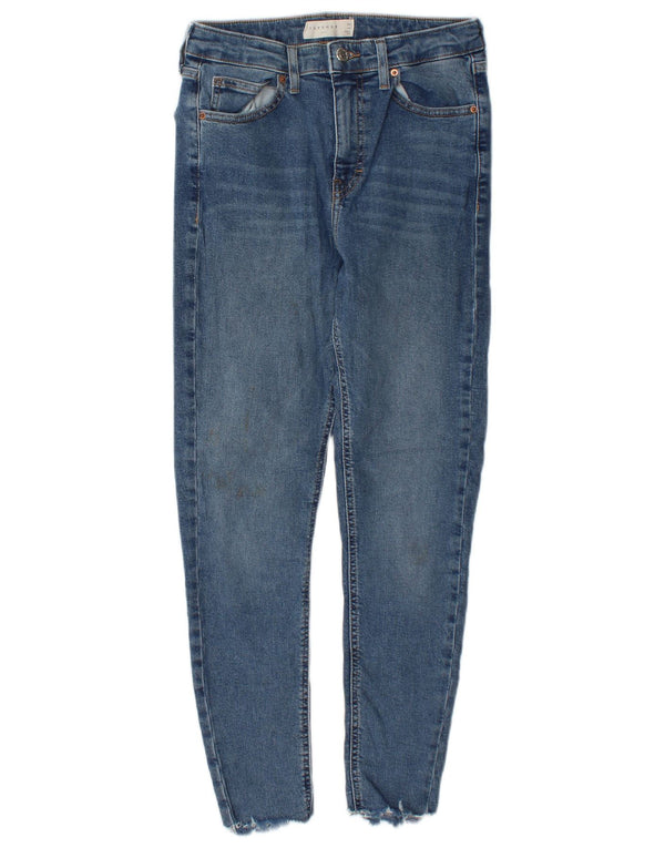 Vaqueros ajustados Jamie para mujer de Topshop W28 L25 Algodón azul