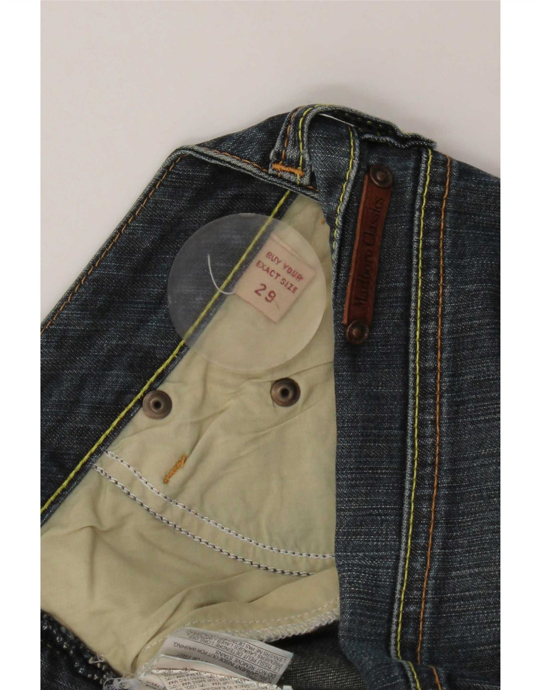 Marlboro Classics Vaqueros Rectos Mujer W29 L29 Algodón Azul