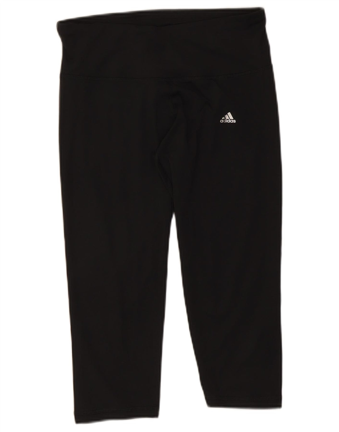 Adidas Mujer Climalite Capri Leggings Reino Unido 12/14 Mediano Negro Poliéster